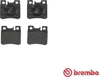 Brembo P 50 009 - Тормозные колодки, дисковые, комплект unicars.by