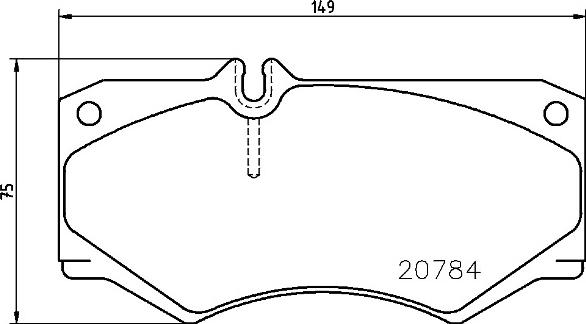 Brembo P 50 003 - Тормозные колодки, дисковые, комплект unicars.by