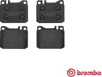 Brembo P 50 002 - Тормозные колодки, дисковые, комплект unicars.by