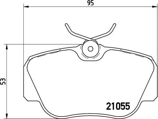 Brembo P 50 011 - Тормозные колодки, дисковые, комплект unicars.by