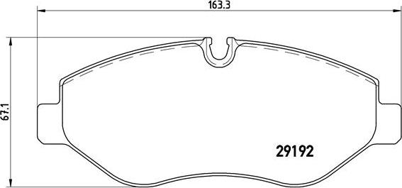 Brembo P 50 085 - Тормозные колодки, дисковые, комплект unicars.by