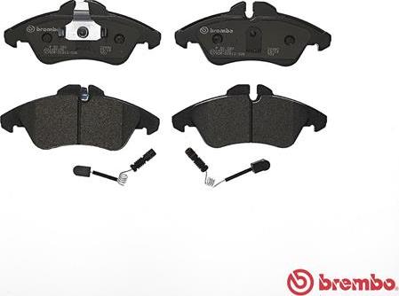 Brembo P 50 080 - Тормозные колодки, дисковые, комплект unicars.by