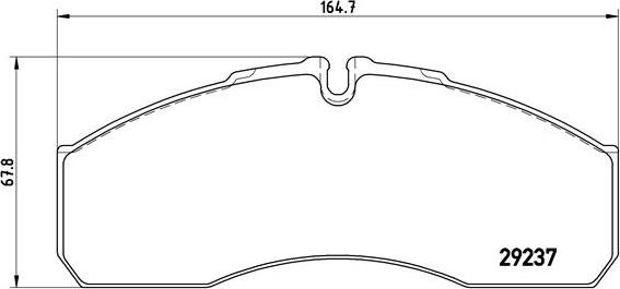 Brembo P 50 083 - Тормозные колодки, дисковые, комплект unicars.by