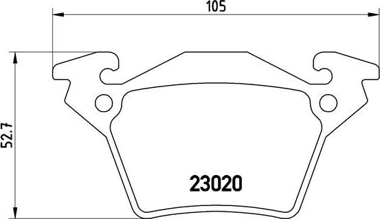 Brembo P 50 032 - Тормозные колодки, дисковые, комплект unicars.by