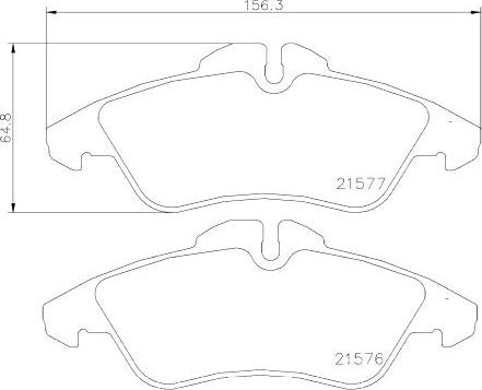 Brembo P 50 029 - Тормозные колодки, дисковые, комплект unicars.by