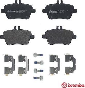 Brembo P 50 140 - Тормозные колодки, дисковые, комплект unicars.by