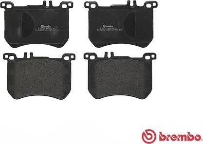 Brembo P 50 111 - Тормозные колодки, дисковые, комплект unicars.by