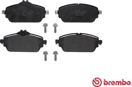 Brembo P 50 118 - Тормозные колодки, дисковые, комплект unicars.by