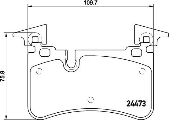 Brembo P 50 113 - Тормозные колодки, дисковые, комплект unicars.by