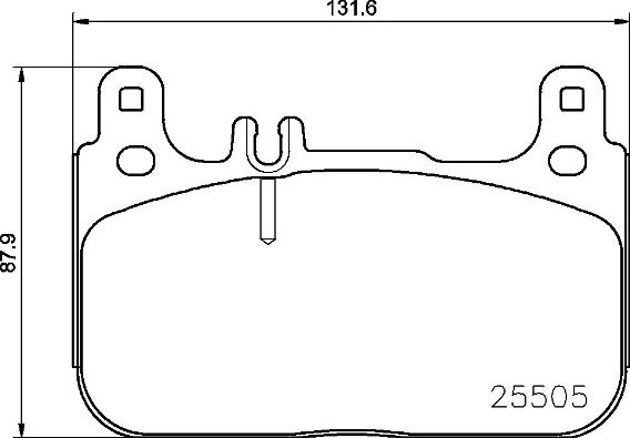 Brembo P 50 128 - Тормозные колодки, дисковые, комплект unicars.by