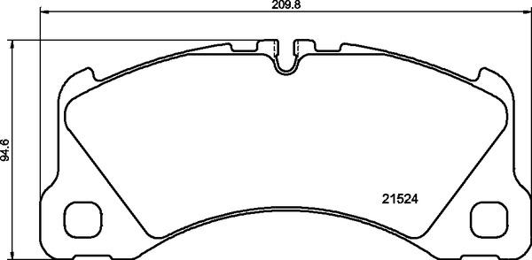 Brembo P 65 046 - Тормозные колодки, дисковые, комплект unicars.by