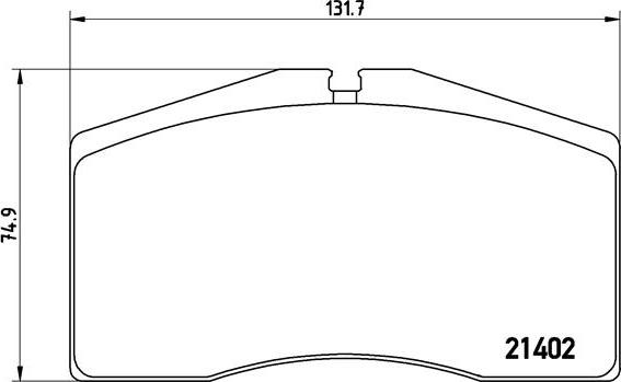 Brembo P 65 006 - Тормозные колодки, дисковые, комплект unicars.by