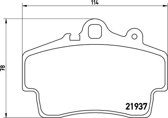 Brembo P 65 007 - Тормозные колодки, дисковые, комплект unicars.by