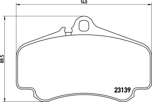 Brembo P 65 011 - Тормозные колодки, дисковые, комплект unicars.by