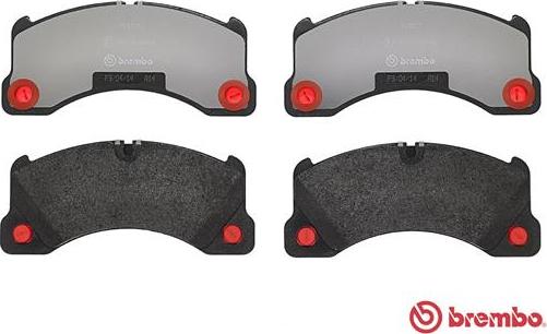 Brembo P 65 017 - Тормозные колодки, дисковые, комплект unicars.by