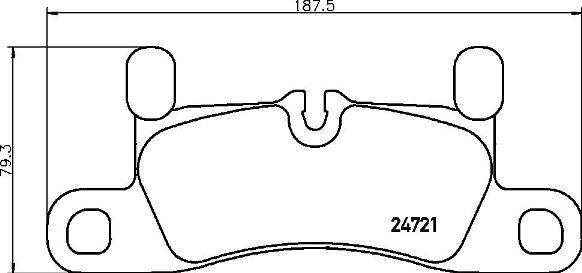 Brembo P 65 030 - Тормозные колодки, дисковые, комплект unicars.by