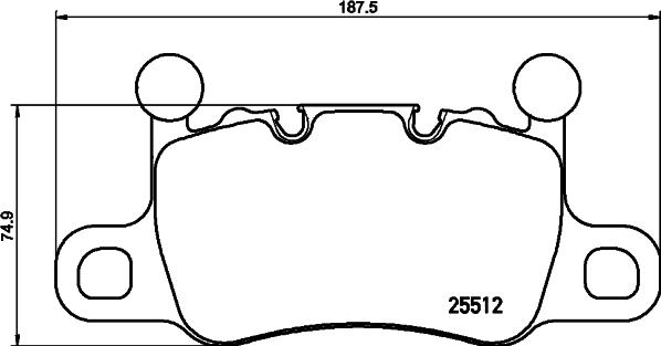 Pagid 8DB 355 021-401 - Тормозные колодки, дисковые, комплект unicars.by