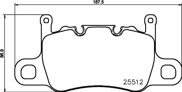 Brembo P 65 037 - Тормозные колодки, дисковые, комплект unicars.by