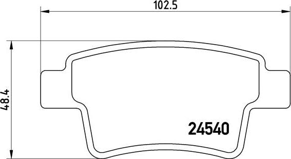 Brembo P 61 085 - Тормозные колодки, дисковые, комплект unicars.by