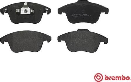 Brembo P 61 086 - Тормозные колодки, дисковые, комплект unicars.by