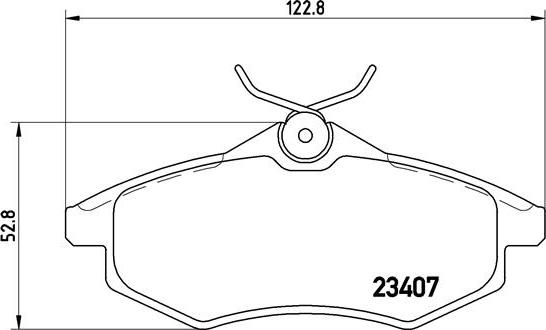 Brembo P 61 074 - Тормозные колодки, дисковые, комплект unicars.by