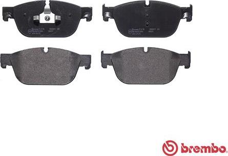 Brembo P 61 115 - Тормозные колодки, дисковые, комплект unicars.by