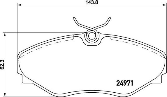 Brembo P 68 055 - Тормозные колодки, дисковые, комплект unicars.by