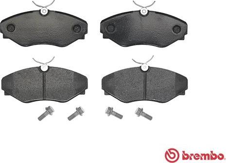 Brembo P 68 055 - Тормозные колодки, дисковые, комплект unicars.by