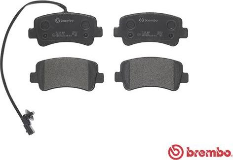 Brembo P 68 063 - Тормозные колодки, дисковые, комплект unicars.by