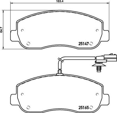 Brembo P 68 062 - Тормозные колодки, дисковые, комплект unicars.by