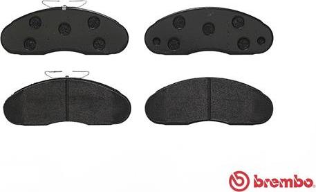 Brembo P 68 013 - Тормозные колодки, дисковые, комплект unicars.by