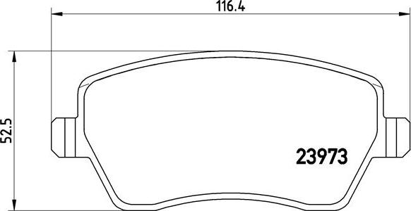 Brembo P 68 033X - Тормозные колодки, дисковые, комплект unicars.by