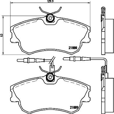 Brembo P 68 023 - Тормозные колодки, дисковые, комплект unicars.by