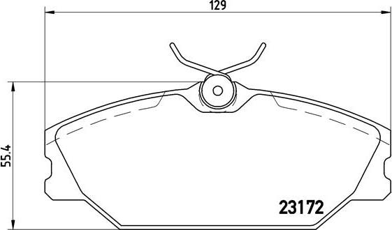 Brembo P 68 027 - Тормозные колодки, дисковые, комплект unicars.by