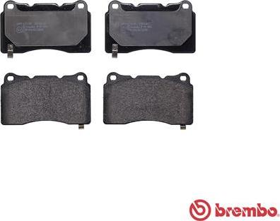 Brembo P 09 004 - Тормозные колодки, дисковые, комплект unicars.by