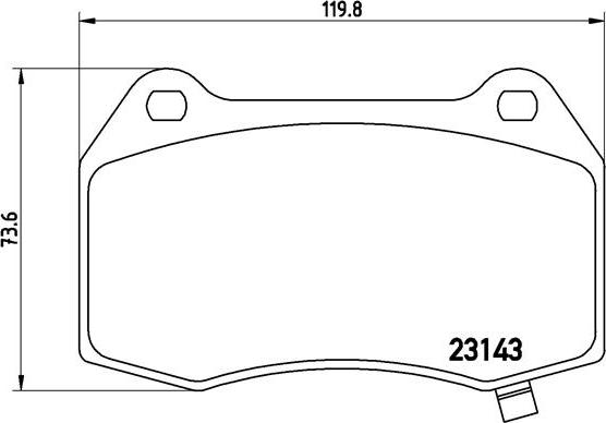 Brembo P 09 003 - Тормозные колодки, дисковые, комплект unicars.by