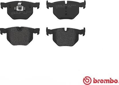 Brembo P 06 056 - Тормозные колодки, дисковые, комплект unicars.by