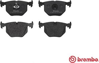 Brembo P 06 016 - Тормозные колодки, дисковые, комплект unicars.by