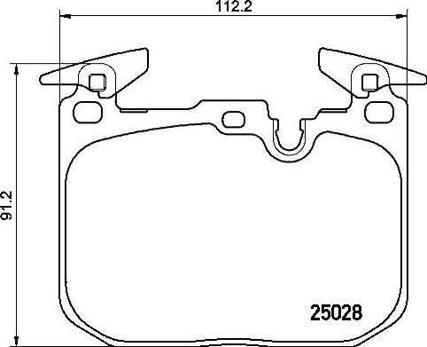 Brembo P 06 088 - Тормозные колодки, дисковые, комплект unicars.by