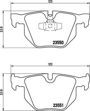 Brembo P 06 039 - Тормозные колодки, дисковые, комплект unicars.by