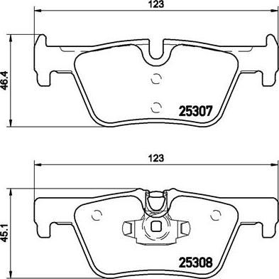 Brembo P 06 071 - Тормозные колодки, дисковые, комплект unicars.by