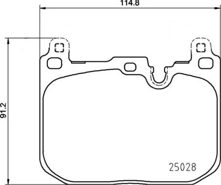 Brembo P 06 110 - Тормозные колодки, дисковые, комплект unicars.by