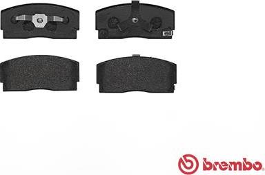 Brembo P 16 005 - Тормозные колодки, дисковые, комплект unicars.by