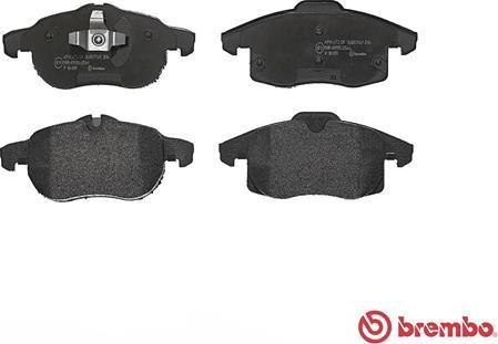 Brembo P 10 011 - Тормозные колодки, дисковые, комплект unicars.by