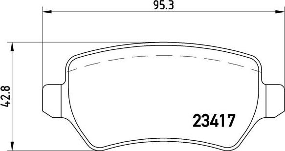 Brembo P 10 013 - Тормозные колодки, дисковые, комплект unicars.by