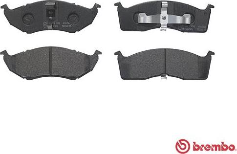 Brembo P 11 008 - Тормозные колодки, дисковые, комплект unicars.by