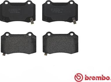 Brembo P 11 024 - Тормозные колодки, дисковые, комплект unicars.by