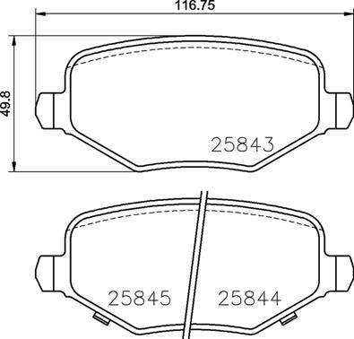 Brembo P 18 029 - Тормозные колодки, дисковые, комплект unicars.by