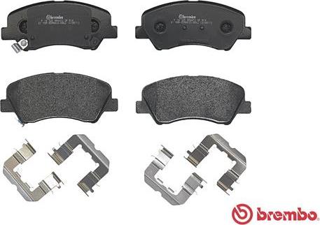 Brembo P 18 025 - Тормозные колодки, дисковые, комплект unicars.by