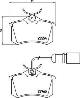 Brembo P 85 058 - Тормозные колодки, дисковые, комплект unicars.by